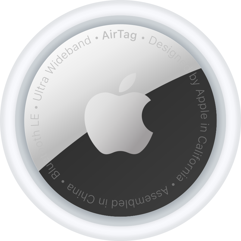 Apple AirTag By Berrely - Own work | Public Domain