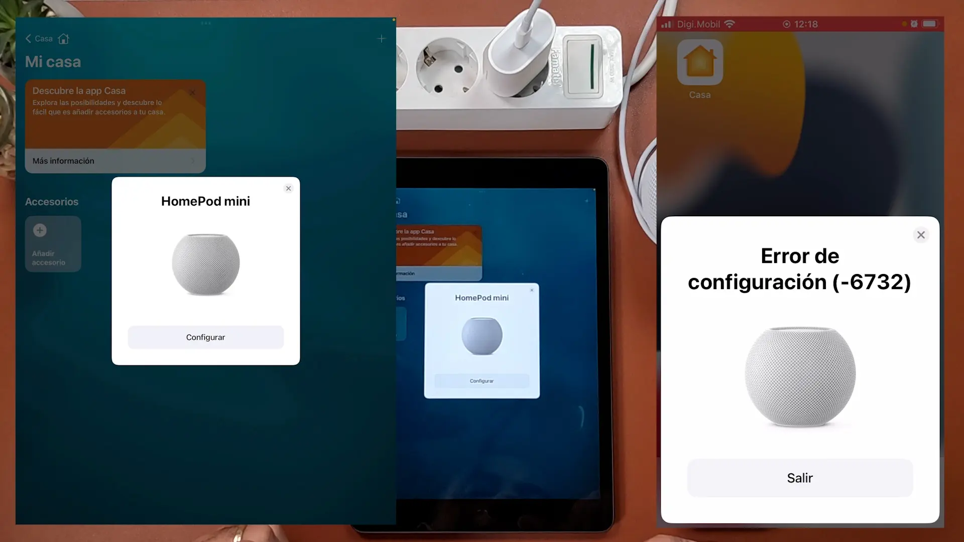 Emparejamiento del HomePod mini con el iPhone o iPad vía Bluetooth